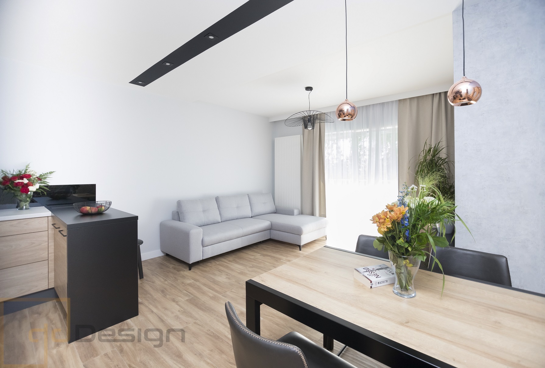 Salon z jadalnią